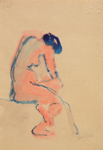 Female Nude Studies by 
																			Ossip Lubitch