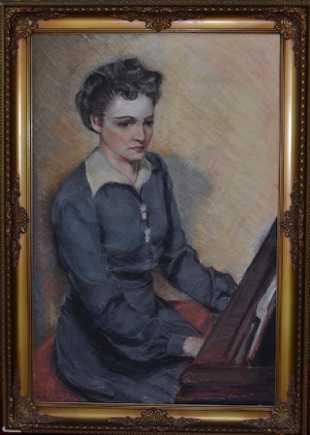 Female portrait by 
																			Maurice Askenazy