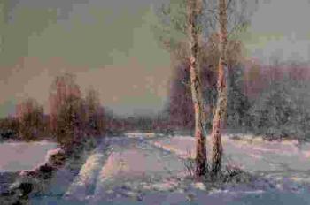 Winter landscape by 
																			Victor Korecki