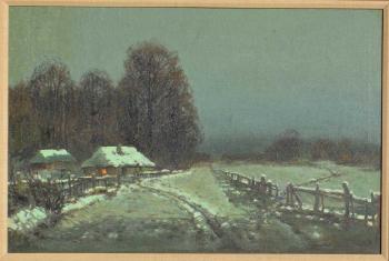 Winter landscape by 
																			Victor Korecki