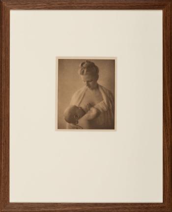 Winter Shadows and Mother and Child - A Study (two works) by 
																			Alvin Langdon Coburn