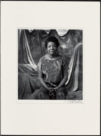 Maya Angelou by 
																			Brian Lanker