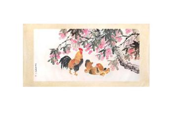 Rooster Familly Under Lychee Tree
 by 
																			 Fang Chuxiong