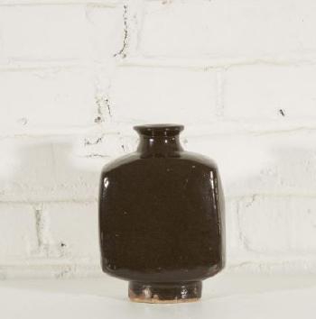 Square Form Bottle Vase St. Ives United Kingdom by 
																	Bernard Leach