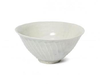 A Fluted Bowl by 
																	Bernard Leach