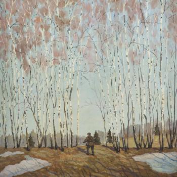 Birch Trees by 
																			Nikolai Plehanov