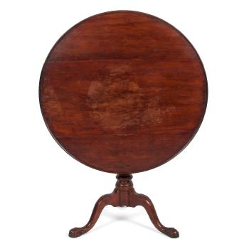 Tilt Top Table In Walnut by 
																			Thomas Chippendale