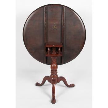 Tilt Top Table In Walnut by 
																			Thomas Chippendale