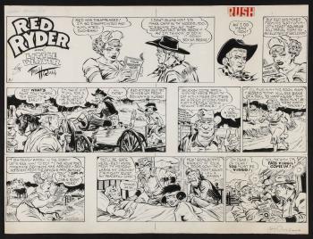 Red Ryder and Little Beaver by Fred Harman (Sunday March 1, 1959) by 
																			Fred Harman