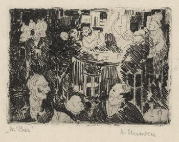Die Bar by 
																	Heinrich Ehmsen