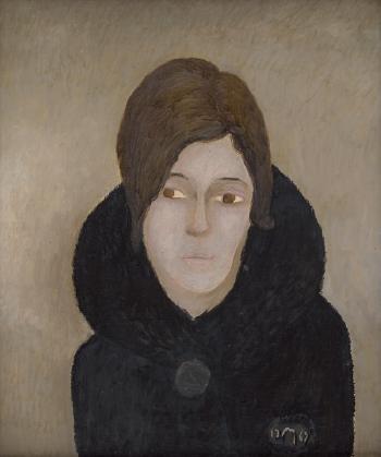 Junge Frau in Schwarz by 
																	Kurt Muhlenhaupt