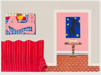 Tribute To Henri Matisse by 
																	Sam Nhlengethwa