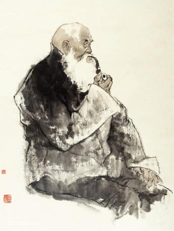 The Old Man by 
																	 Tang Yongli