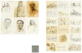 Sketches by 
																	 Zhou Lushi