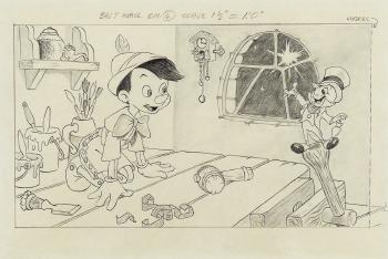 Draft Of The Cartoon by 
																	 Walt Disney Productions