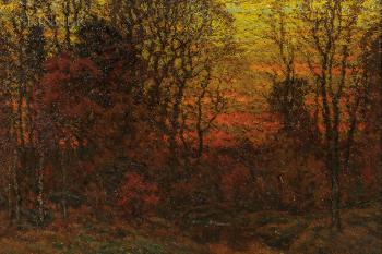 November Twilight by 
																			John J Enneking