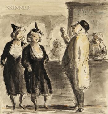 A Toast At The Bar by 
																			Edward Ardizzone