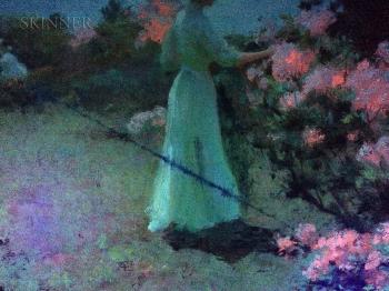 Gathering Flowers by 
																			Charles Courtney Curran