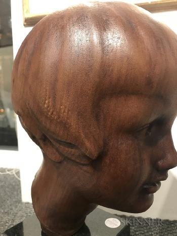Head Of a Girl by 
																			Elie Nadelman