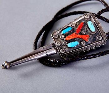 Group of two bolo ties by 
																			Dan Simplicio