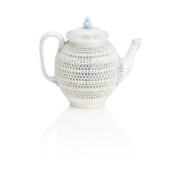 A Royal Worcester Reticulated Teapot And Cover By George Owen by 
																	George Owen