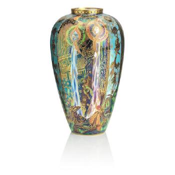 A Daisy Makeig-Jones Wedgwood Fairyland Lustre Malfrey Pot In The Candlemas Pattern by 
																	 Wedgwood