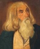A portrait of an elderly gentleman by 
																			Carl Vilhelm Balsgaard