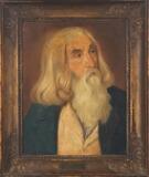 A portrait of an elderly gentleman by 
																			Carl Vilhelm Balsgaard