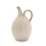 Stoneware pitcher decorated with eggshell-glaze by 
																			 Saxbo Co
