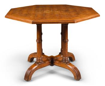 Octagonal Centre Table by 
																	 James Shoolbred & Co