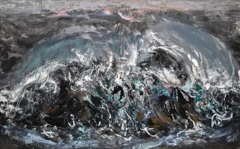 Cascading Wave by 
																	Maggi Hambling