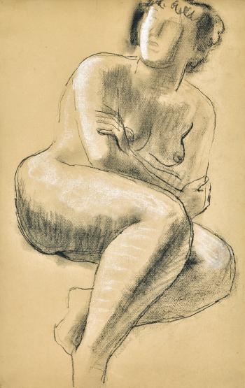 Seated Nude by 
																	Frank Dobson
