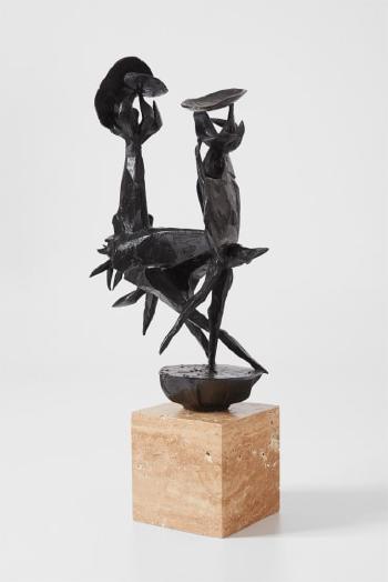 Centaur With Shields by 
																	Dimitri Hadzi