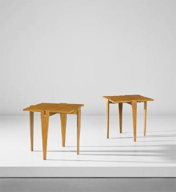 Pair of modular tables by 
																	Pietro Salati