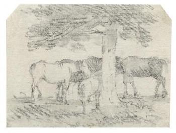 Studies Of Horses And Mules by 
																	George Frost