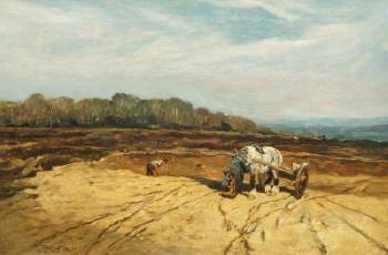 Ploughing Scene by 
																	John Emms