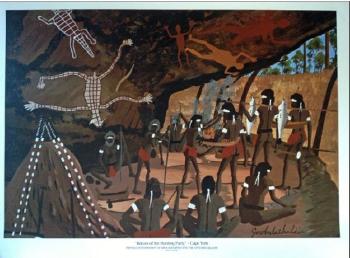 Return of the Hunting Party - Cape York by 
																			Dick Roughsey