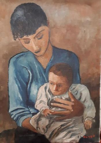 La mère Et L'Enfant by 
																	Fernand Audet