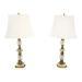 Pair of Louis XVI Stye Gilt Bronze and Rock Crystal Table Lamps by 
																	 J E Caldwell & Co