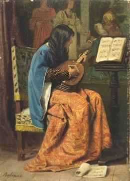 La Musicista by 
																	Eleuterio Pagliano