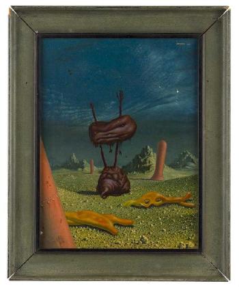 Surrealist Landscape 1943 by 
																			 Johfra