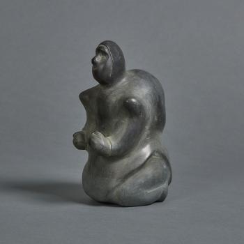 Crouching Woman by 
																			Tuna Iquliq