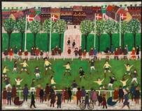 Foldboldkampen(Soccer match) by 
																			Knud Erik Faergemann