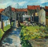 View With Houses by 
																			Knud Eel