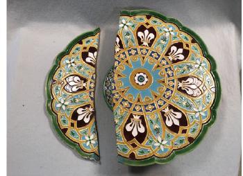 A 19th century Minton lazy susan by 
																			Augustus Welby Northmore Pugin