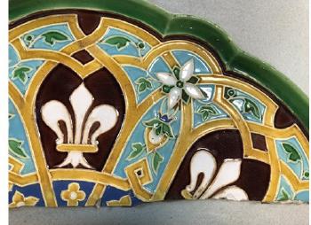 A 19th century Minton lazy susan by 
																			Augustus Welby Northmore Pugin