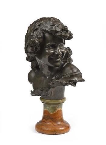 Buste du Rieur by 
																	Jean Antoine Injalbert