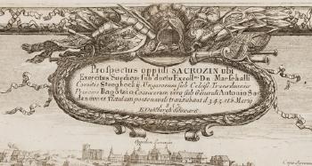 Panorama of Zakroczym During the Deluge 1696 by 
																			Erik Dahlbergh
