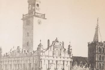 Chelmno Town Hall 1930 by 
																			Leon Wyczolkowski