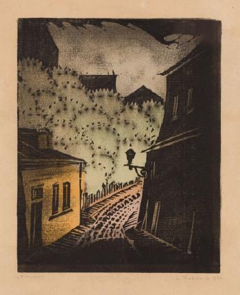 Evening 1929 by 
																			Lucjan Kobierski